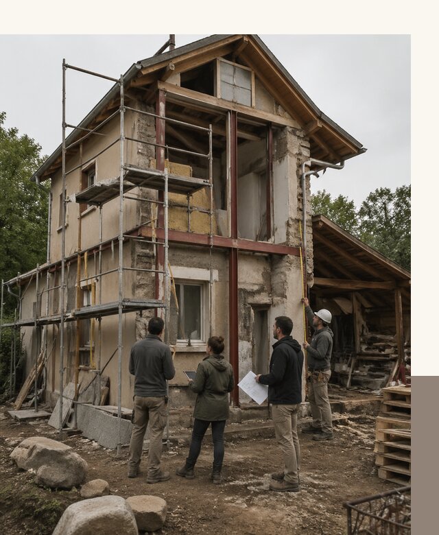 Реконструкция загородного дома под ключ в Ейске от бюро