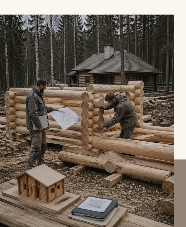 Проектирование и строительство домов из бревна в Ейске